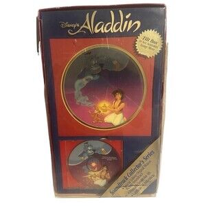 1992 Disney ALADDIN Soundtrack CD Collector's Series ~ Lenticular Art